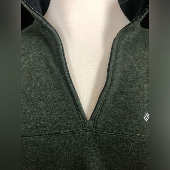 Columbia Men's Large Green Half-Zip Sweater (NWOT) READ DESCRIPTION! - Picture 4 of 5